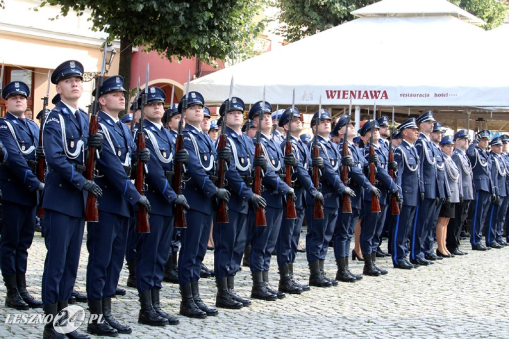 Święto Policji na Rynku w Lesznie