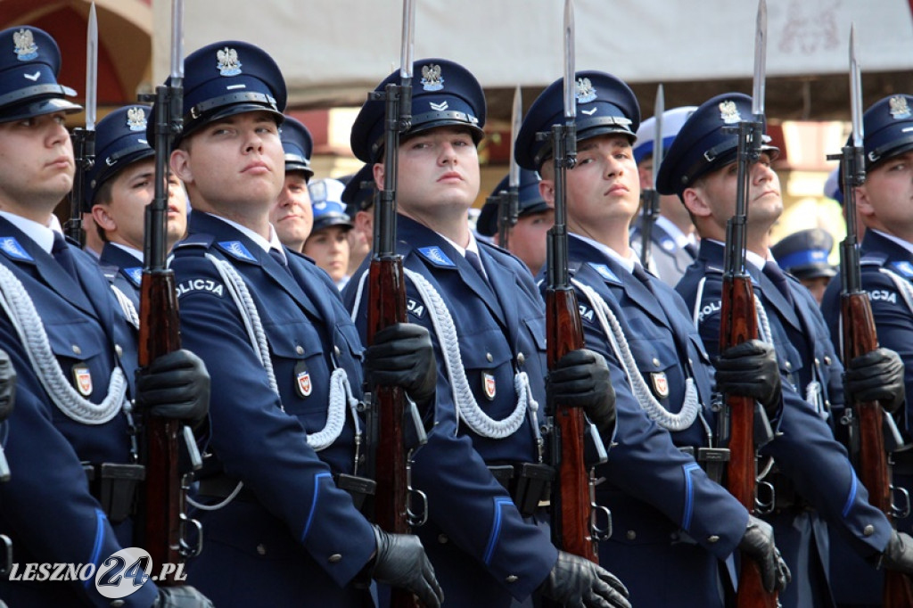 Święto Policji na Rynku w Lesznie