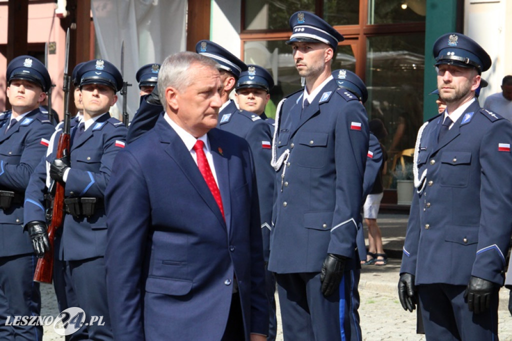 Święto Policji na Rynku w Lesznie