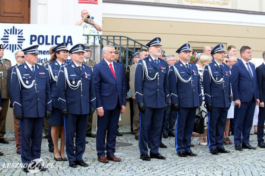 Święto Policji na Rynku w Lesznie