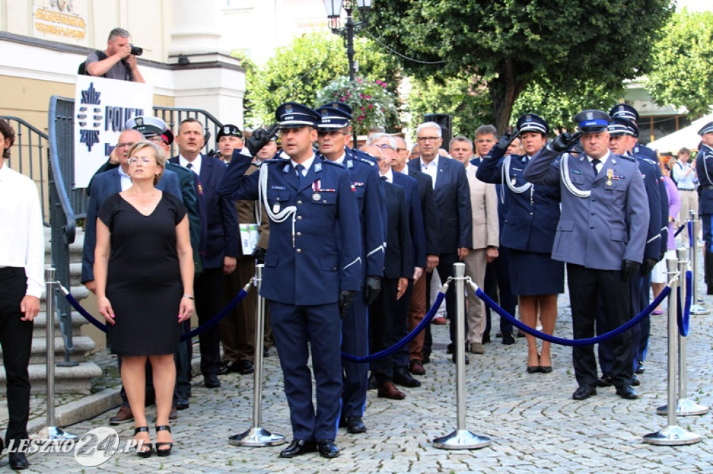 Święto Policji na Rynku w Lesznie