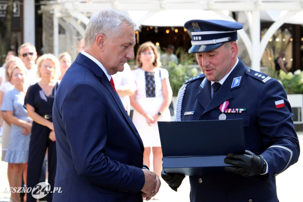 Święto Policji na Rynku w Lesznie