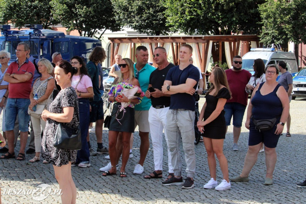 Święto Policji na Rynku w Lesznie