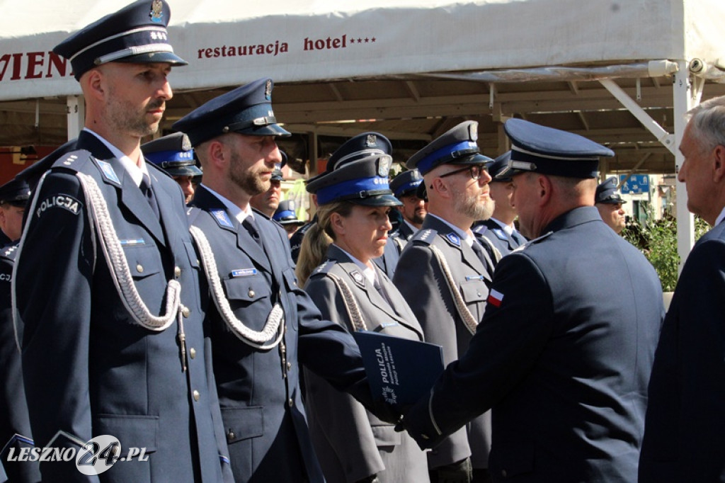 Święto Policji na Rynku w Lesznie
