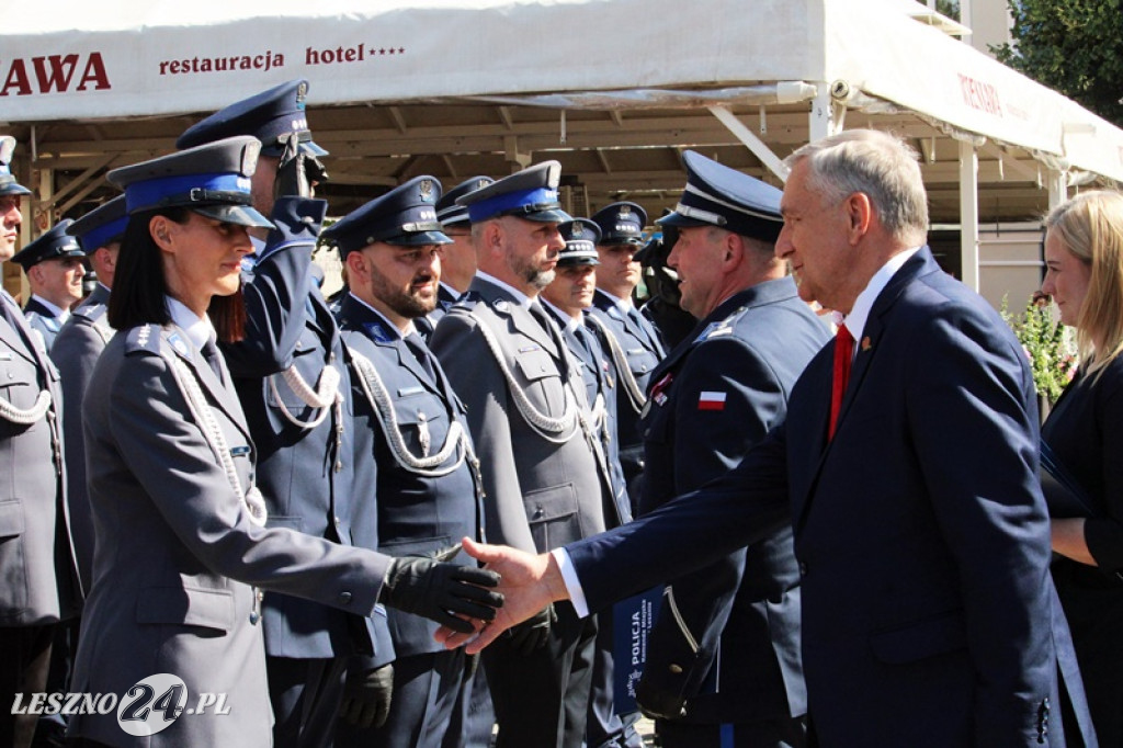 Święto Policji na Rynku w Lesznie