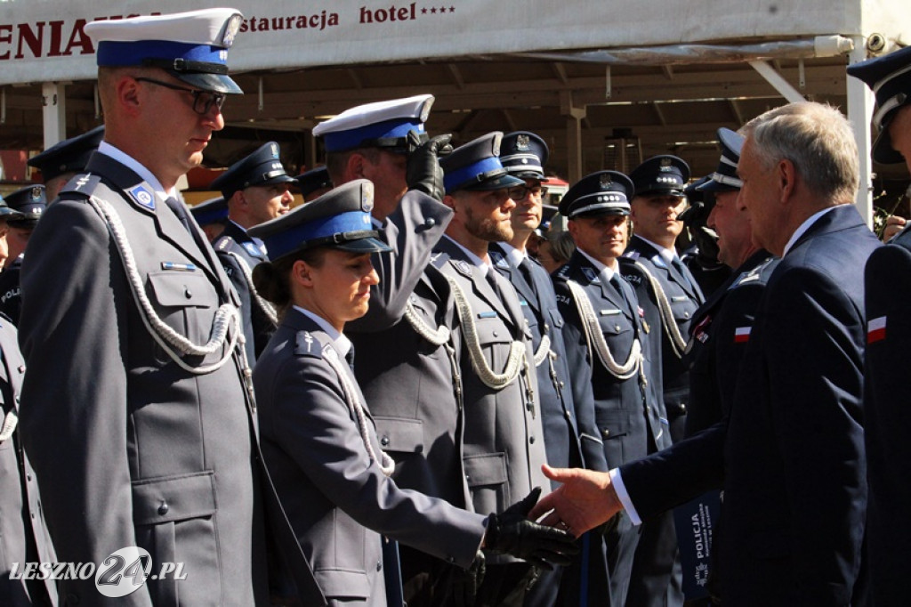 Święto Policji na Rynku w Lesznie