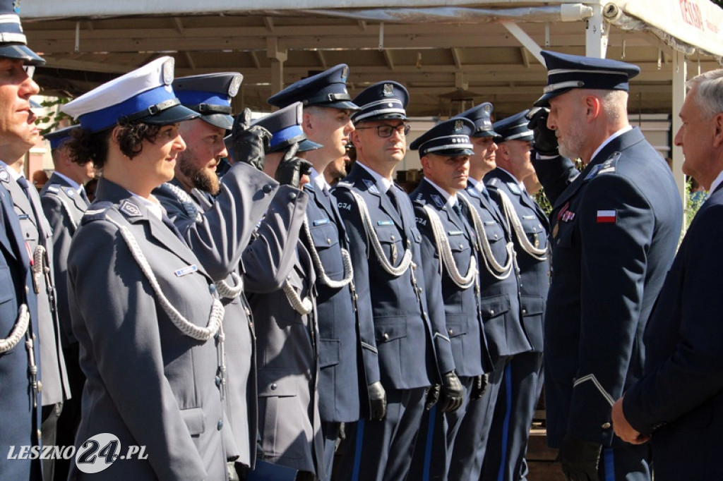 Święto Policji na Rynku w Lesznie