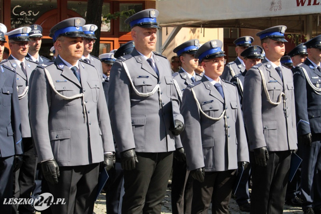 Święto Policji na Rynku w Lesznie