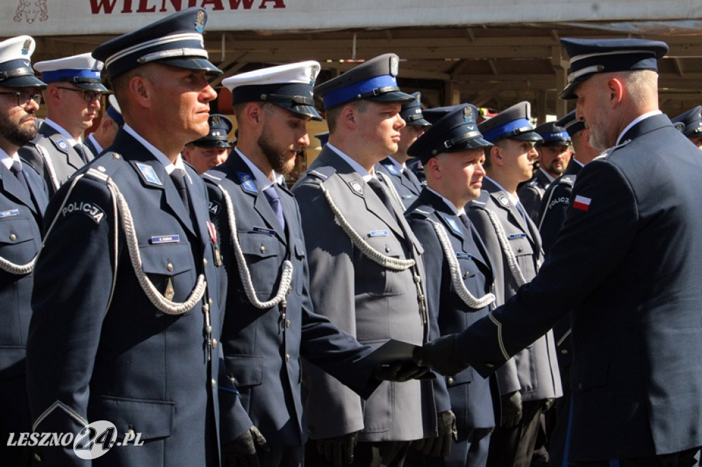 Święto Policji na Rynku w Lesznie