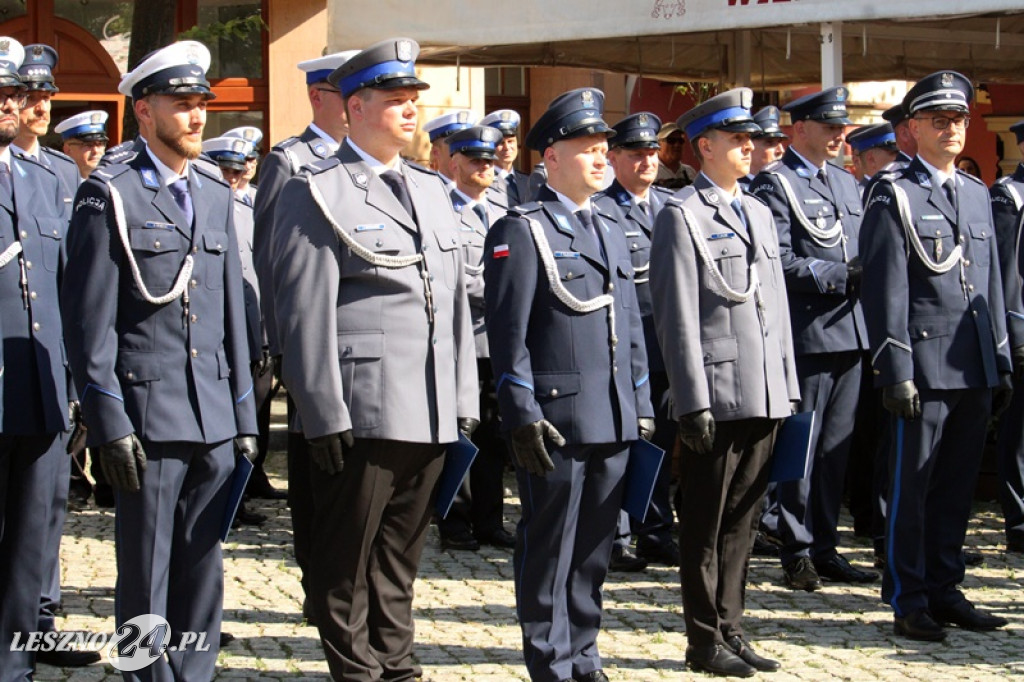 Święto Policji na Rynku w Lesznie