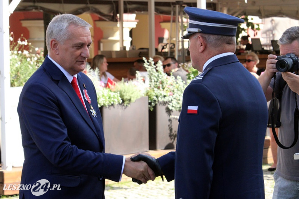 Święto Policji na Rynku w Lesznie