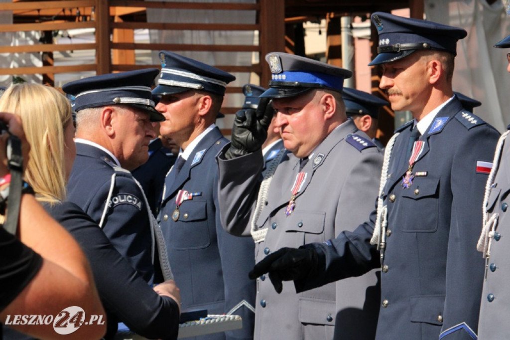Święto Policji na Rynku w Lesznie