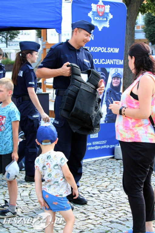 Święto Policji na Rynku w Lesznie