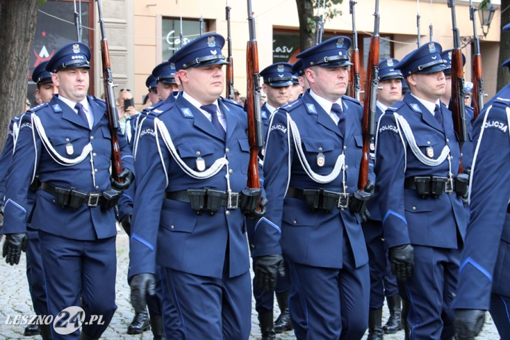 Święto Policji na Rynku w Lesznie