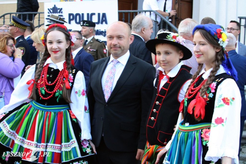 Święto Policji na Rynku w Lesznie