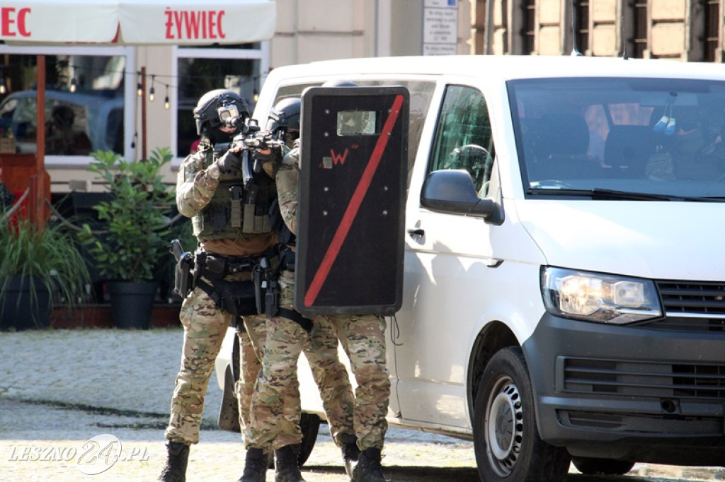 Święto Policji na Rynku w Lesznie