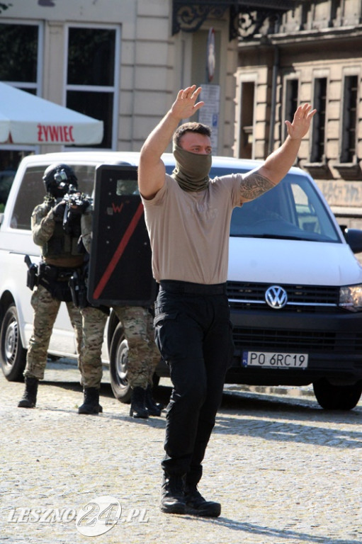 Święto Policji na Rynku w Lesznie