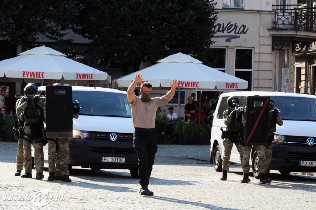 Święto Policji na Rynku w Lesznie