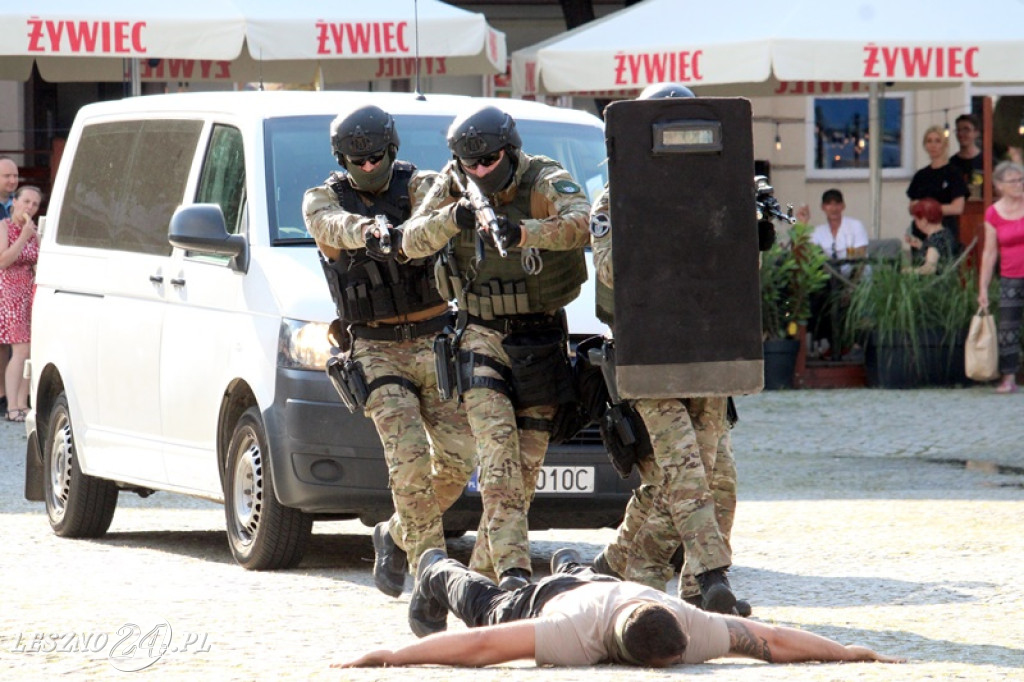 Święto Policji na Rynku w Lesznie