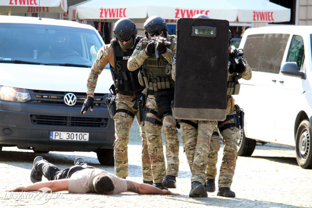 Święto Policji na Rynku w Lesznie