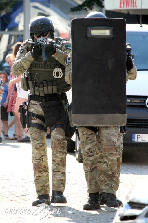 Święto Policji na Rynku w Lesznie