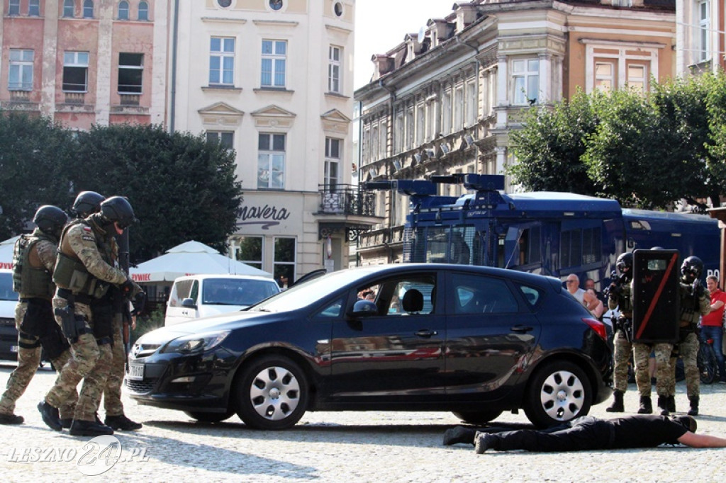 Święto Policji na Rynku w Lesznie