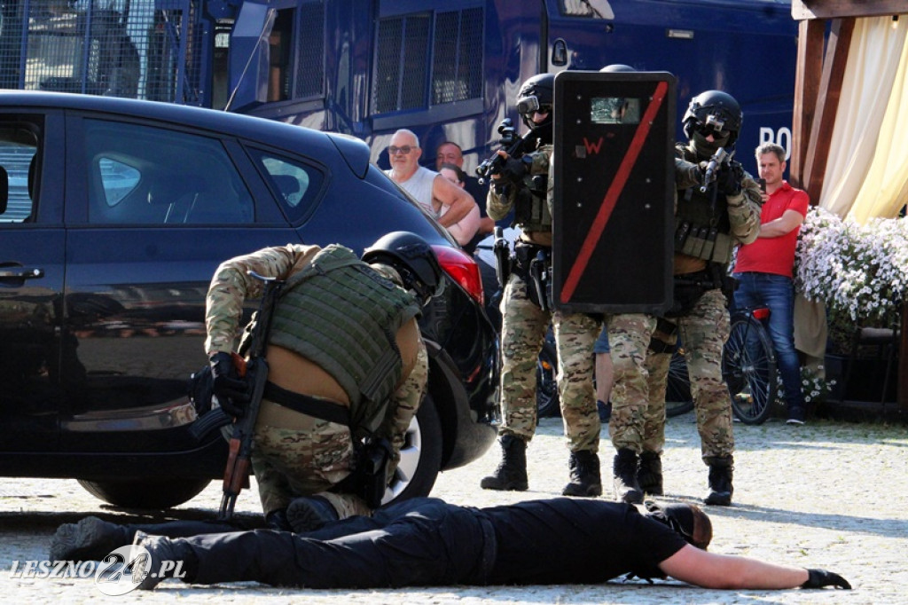 Święto Policji na Rynku w Lesznie