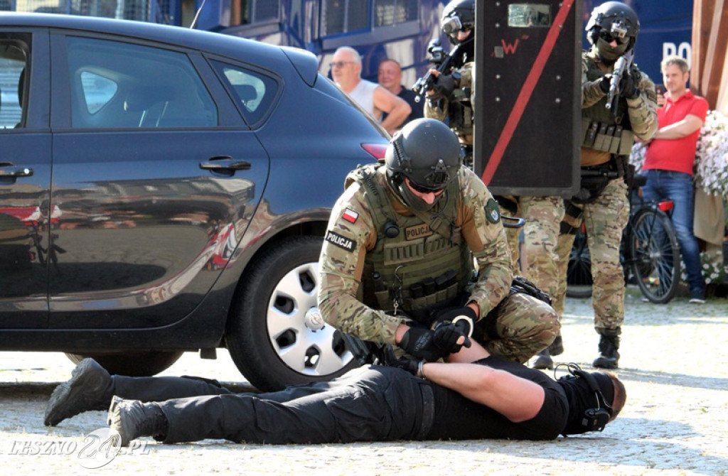 Święto Policji na Rynku w Lesznie