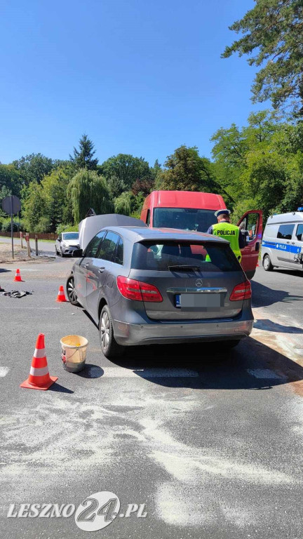 W Krzyżowcu zderzyły się dwa auta