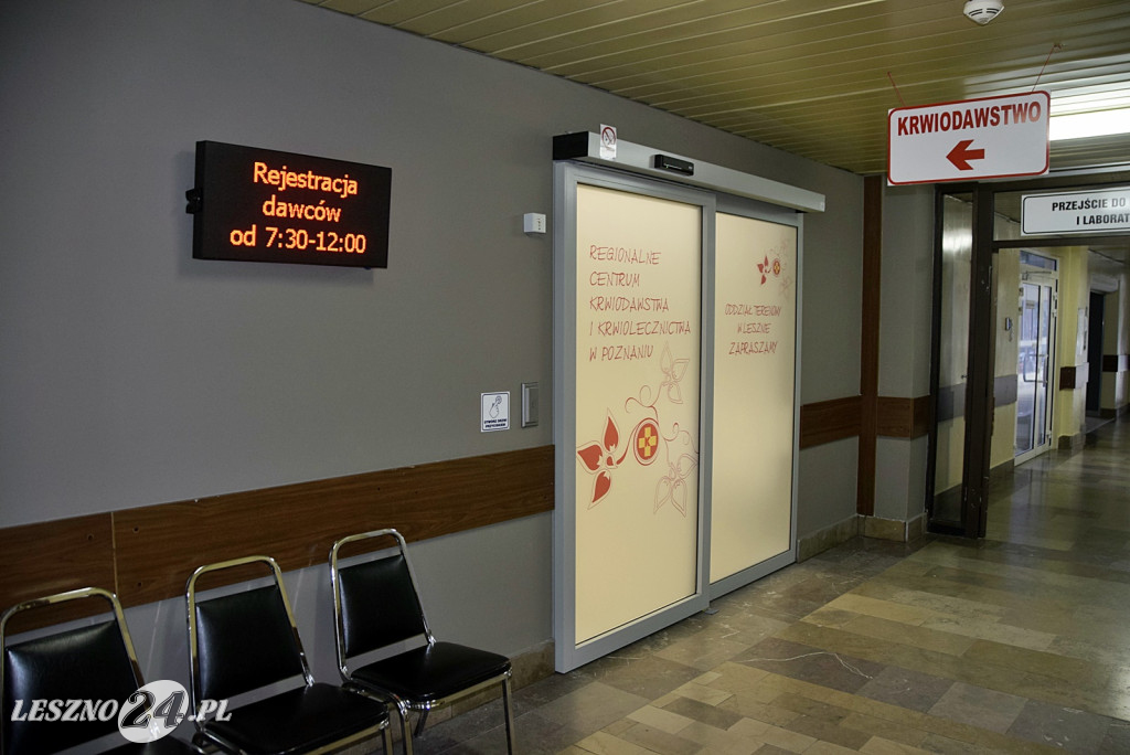 Leszczyńska stacja krwiodawstwa po remoncie
