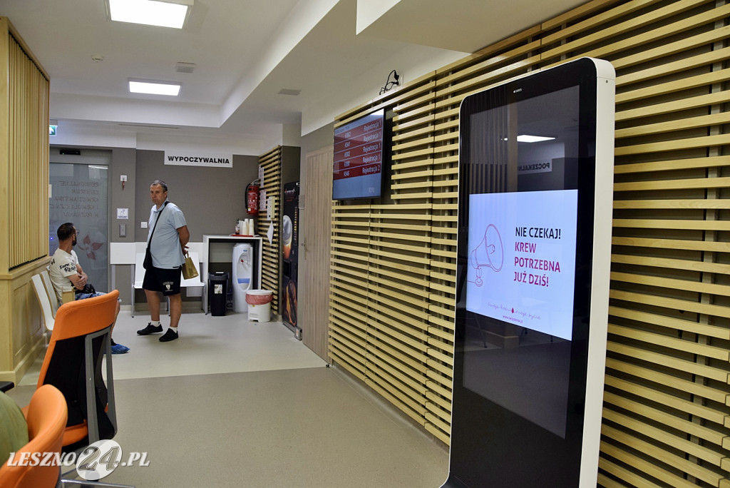 Leszczyńska stacja krwiodawstwa po remoncie