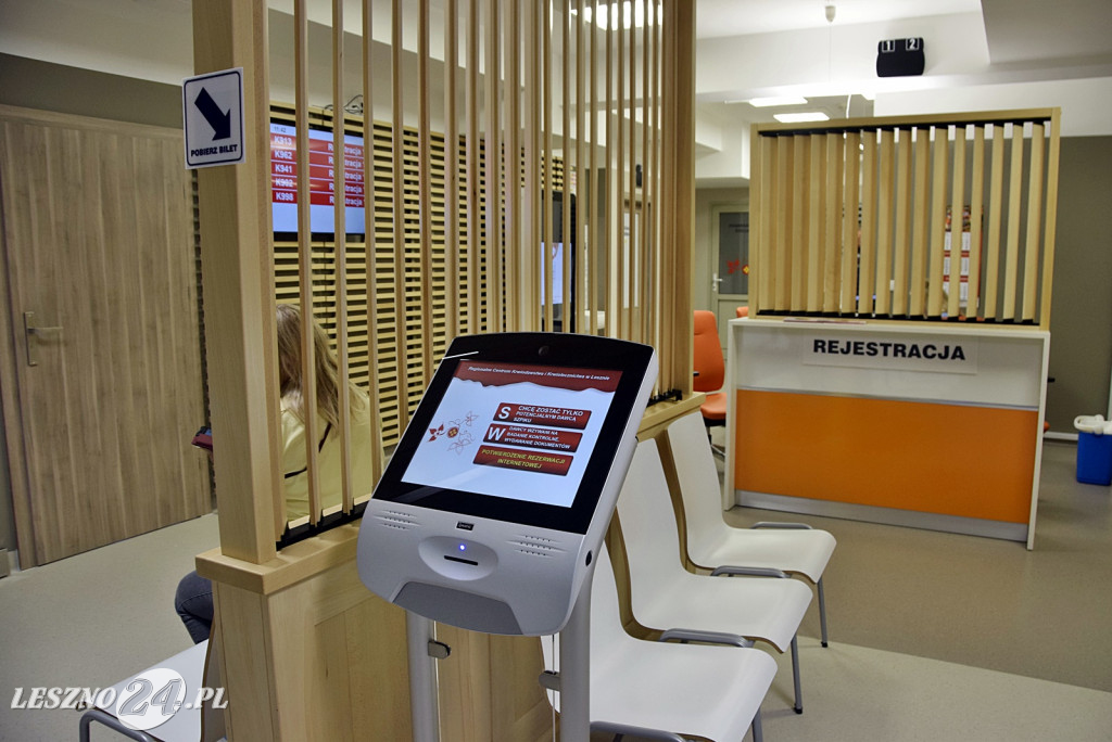 Leszczyńska stacja krwiodawstwa po remoncie