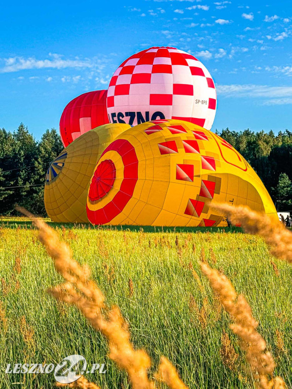 Balony nad zbiornikiem w Rydzynie