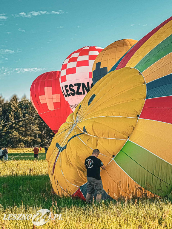 Balony nad zbiornikiem w Rydzynie