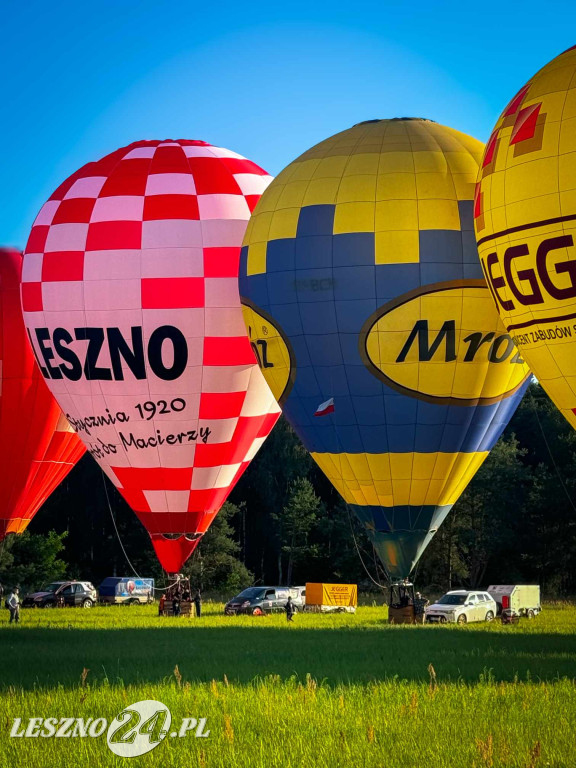 Balony nad zbiornikiem w Rydzynie