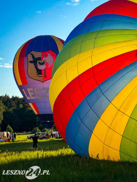 Balony nad zbiornikiem w Rydzynie