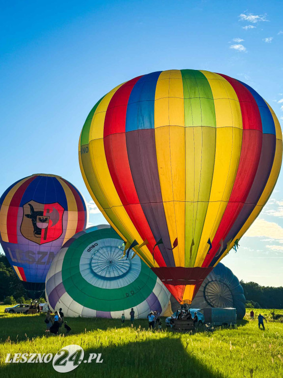 Balony nad zbiornikiem w Rydzynie