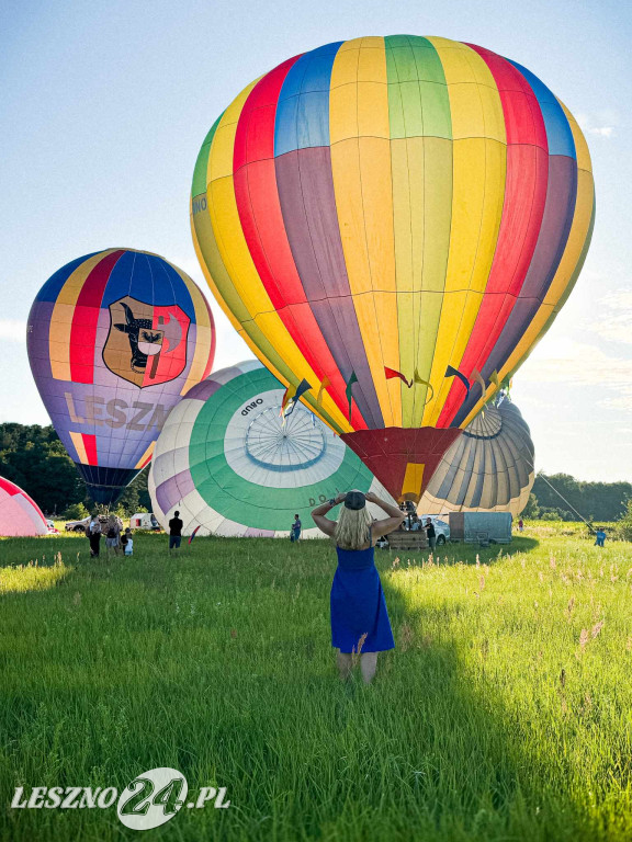Balony nad zbiornikiem w Rydzynie