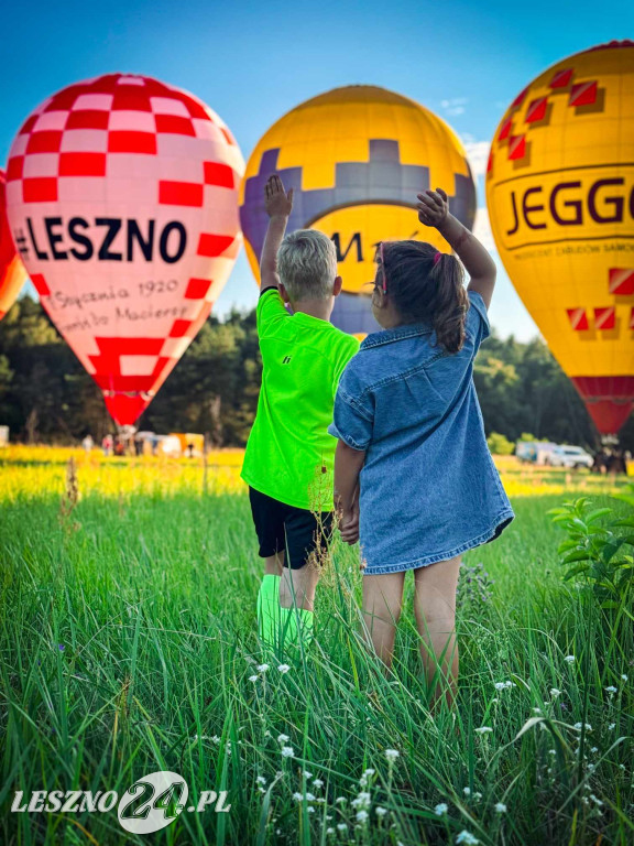 Balony nad zbiornikiem w Rydzynie