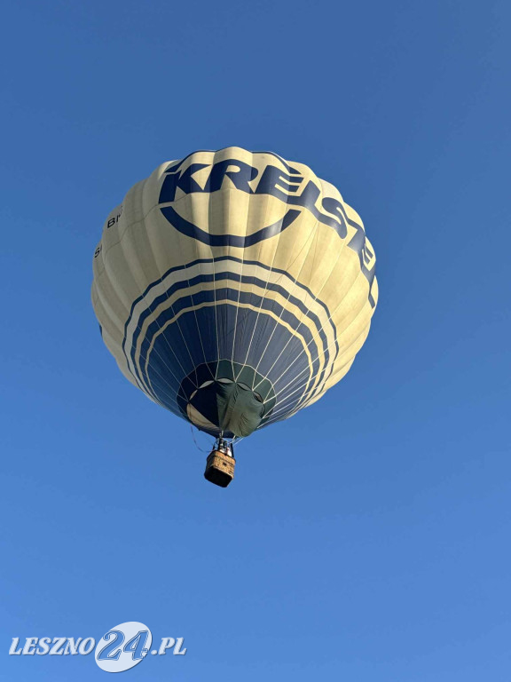 Balony nad zbiornikiem w Rydzynie