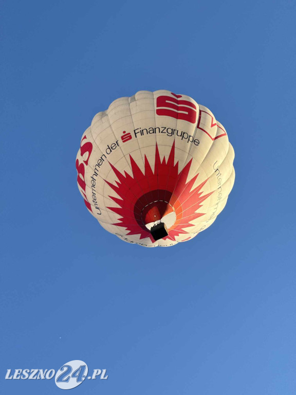 Balony nad zbiornikiem w Rydzynie