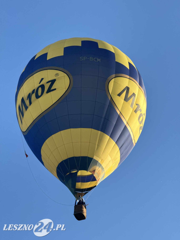 Balony nad zbiornikiem w Rydzynie