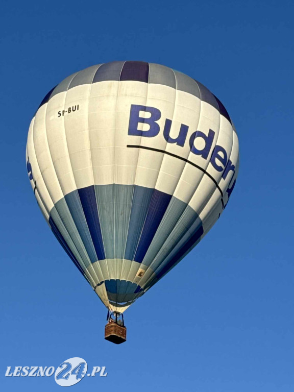 Balony nad zbiornikiem w Rydzynie