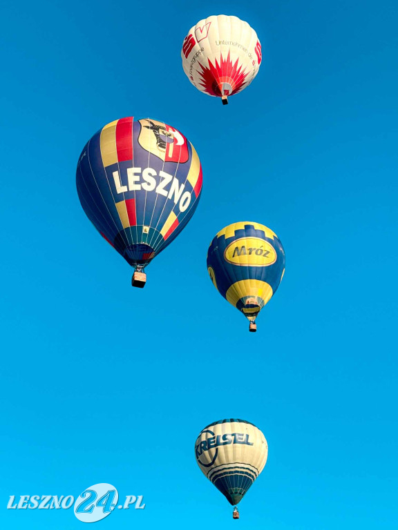 Balony nad zbiornikiem w Rydzynie