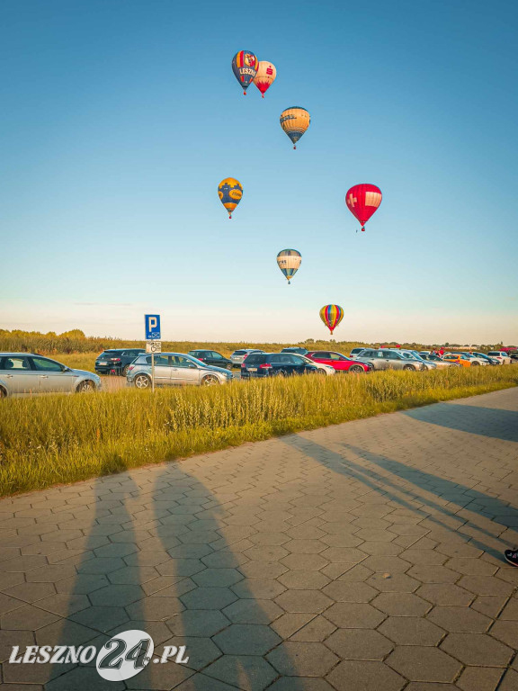 Balony nad zbiornikiem w Rydzynie