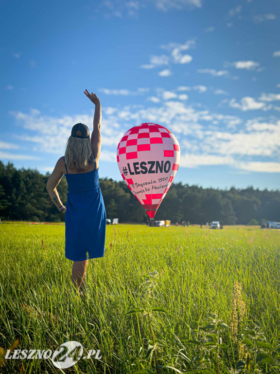 Balony nad zbiornikiem w Rydzynie