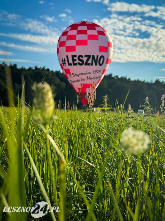 Balony nad zbiornikiem w Rydzynie
