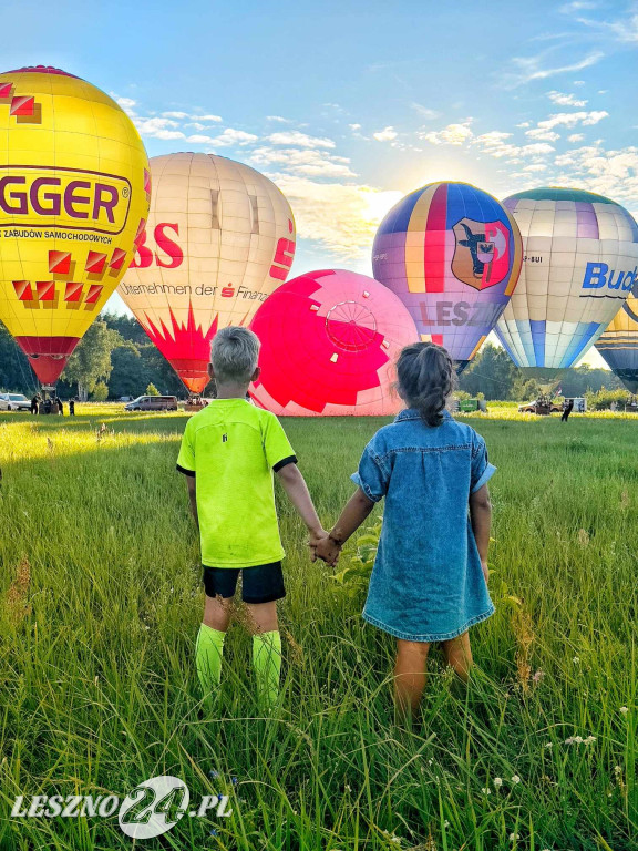 Balony nad zbiornikiem w Rydzynie