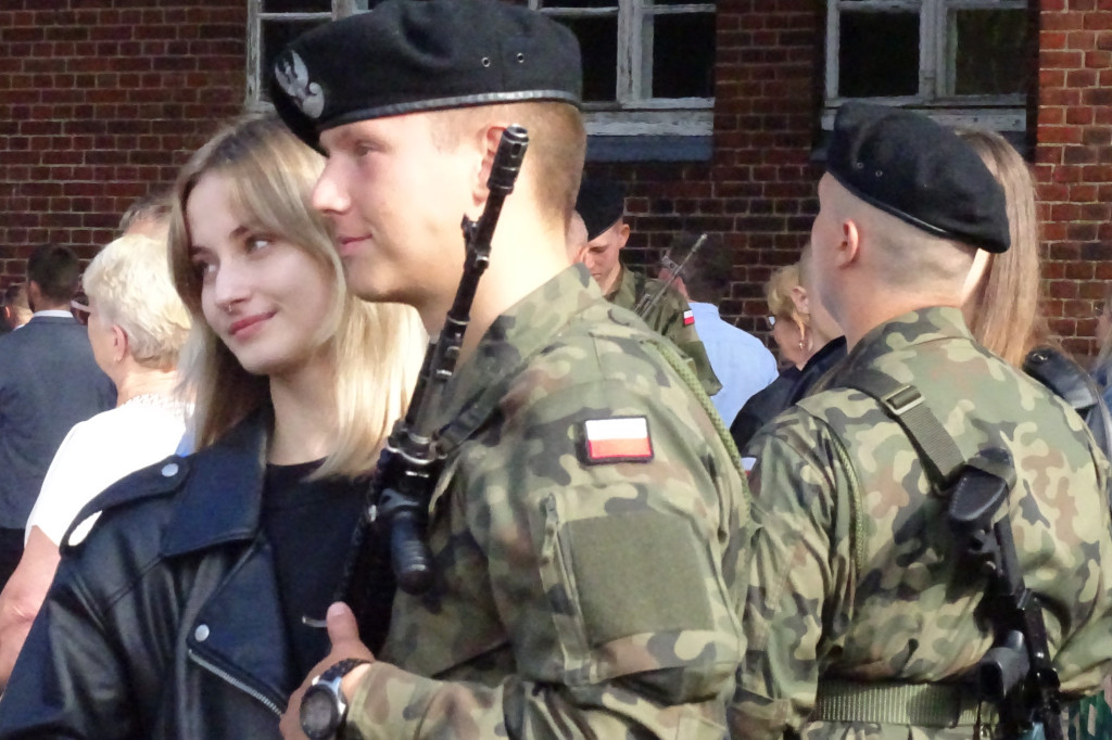 Przysięga wojskowa w Lesznie