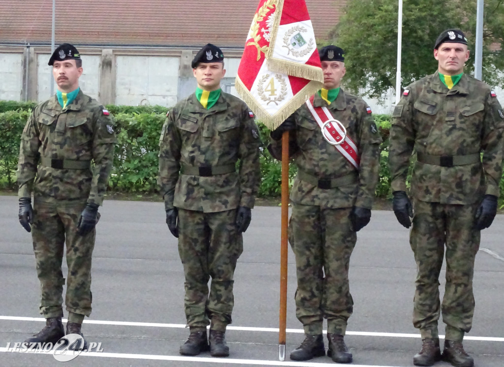 Przysięga wojskowa w Lesznie